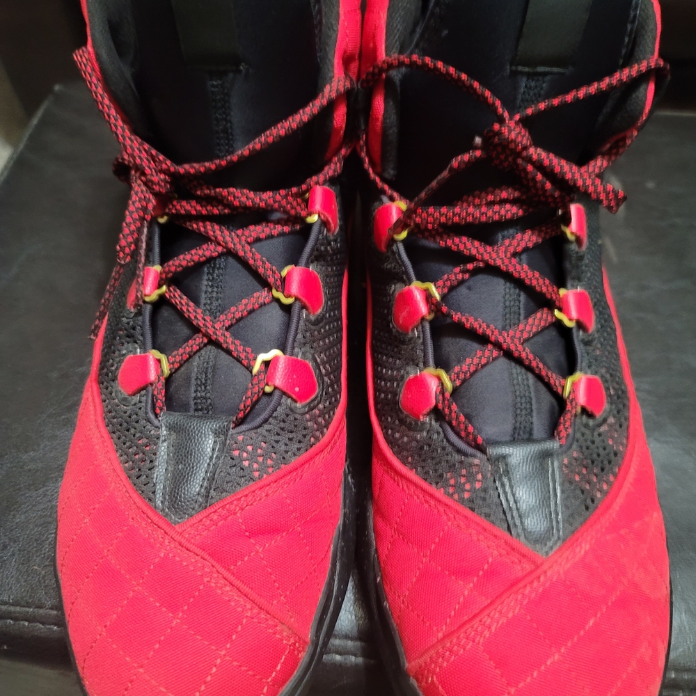 Adidas D Rose Boots Red and Black
